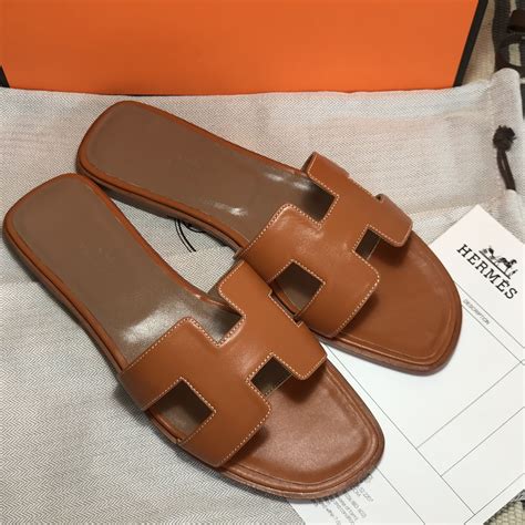 hermes brown slippers|Hermes fluffy sandals.